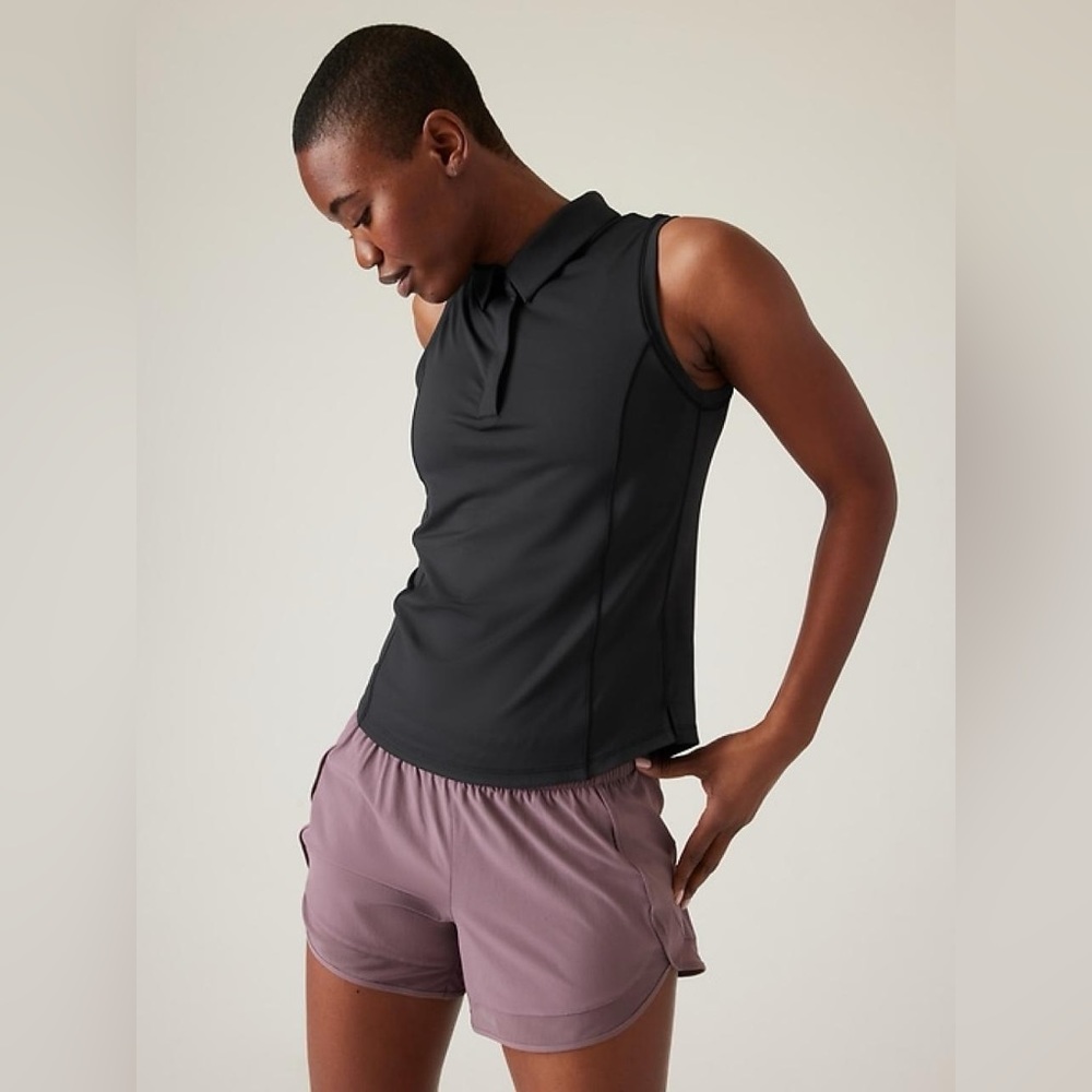 Athleta Advantage Polo Tank Power of She size L NWT